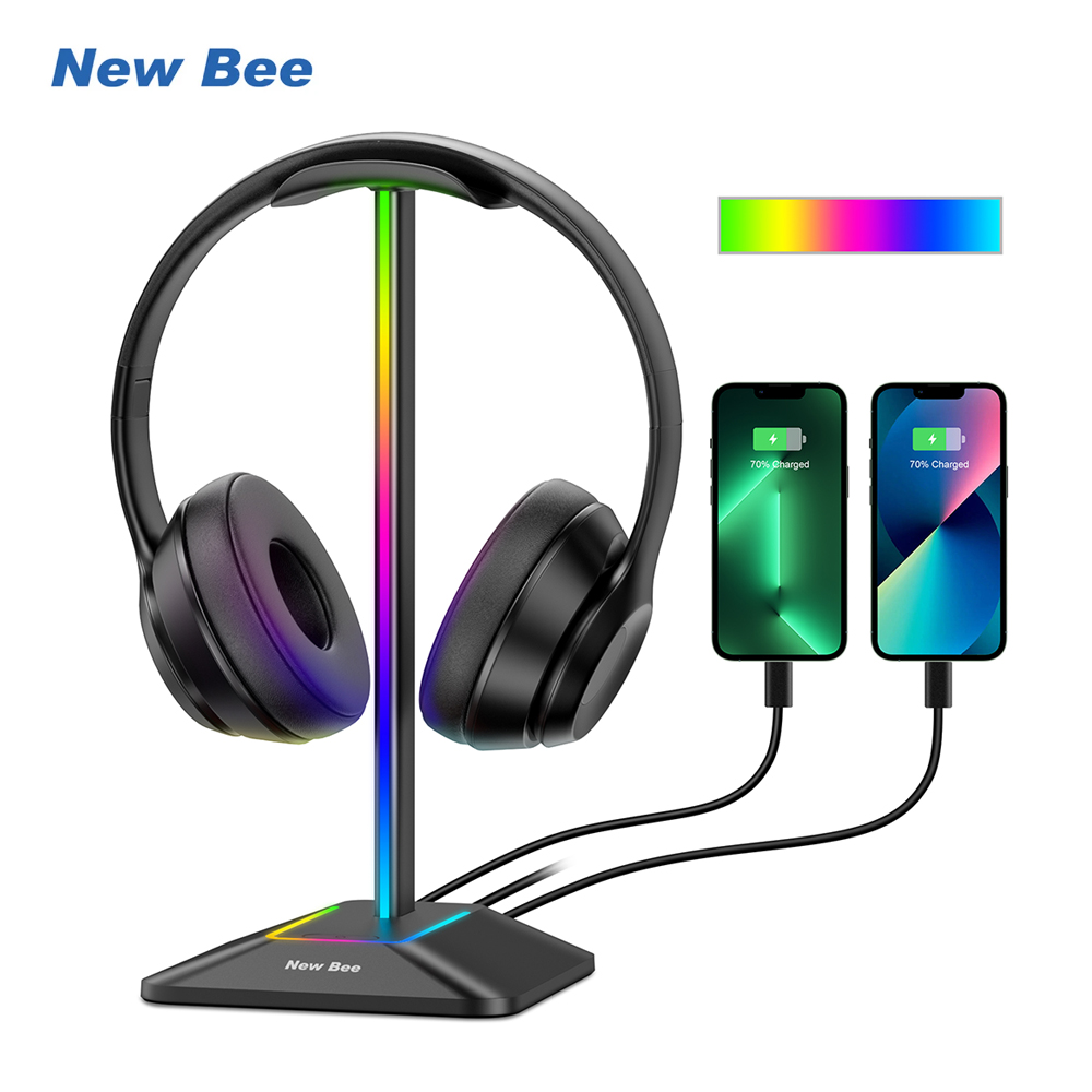 Gaming Headset Rgb - جديد Bee Z8 RGB سماعات حامل