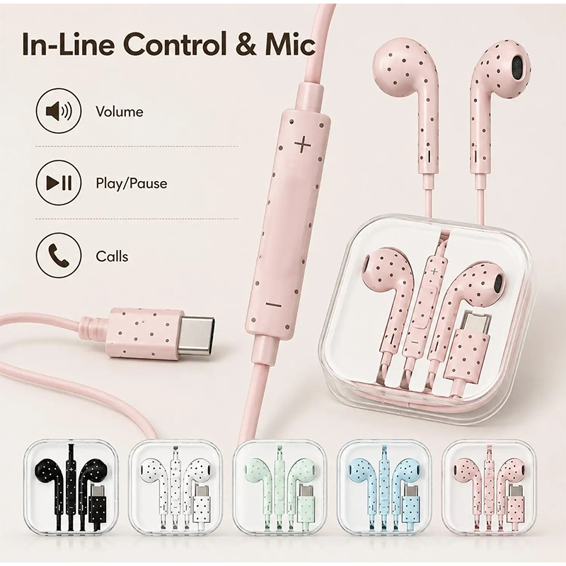 Usb C Earphone - سماعات أذن من النوع C بنمط