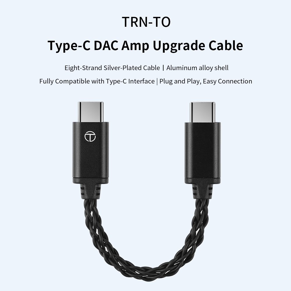 Usb C Earphone - TRN إلى خط التحويل Type-C DAC