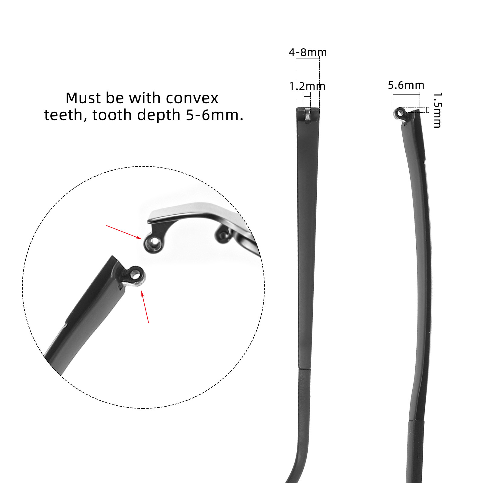 Silicone Ear Tip Replacement - وسادات أذن مانعة للانزلاق من السيليكون