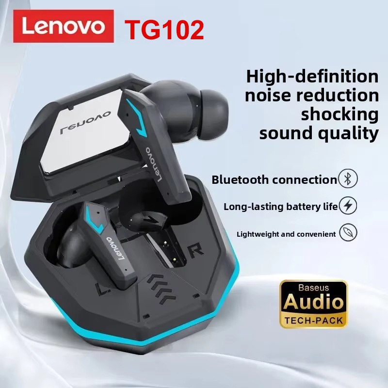 Gaming Headset Rgb - سماعات أذن لاسلكية للألعاب Lenovo TG102