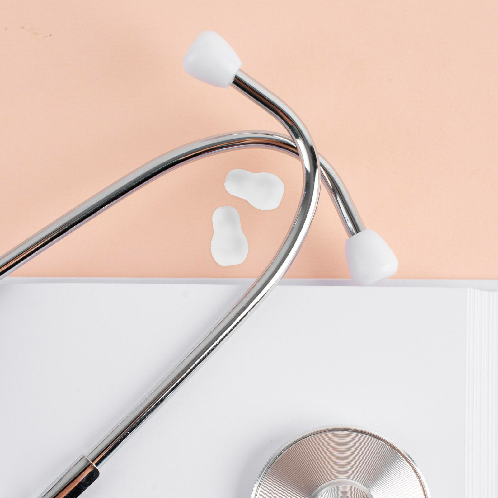4 قطع من أطراف سماعة الأذن الب - مراجعة Silicone Ear Tip Replacement وسعره