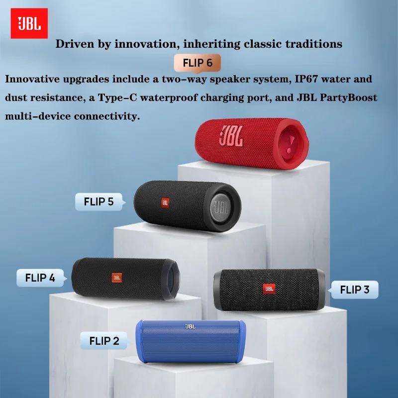 JBL Flip 6 مضخم صوت لاسلكي مقا - مراجعة Jbl Speaker Flip 6 وسعره