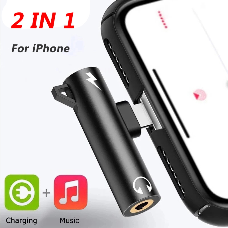 2 In1 محول الفاصل آيفون 14 13  - مراجعة Earphone Splitter Jack وسعره