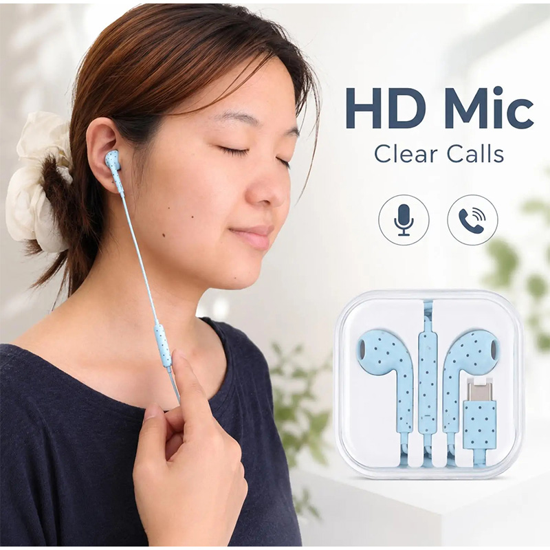 سماعات أذن من النوع C بنمط نقا - مراجعة Usb C Earphone وسعره