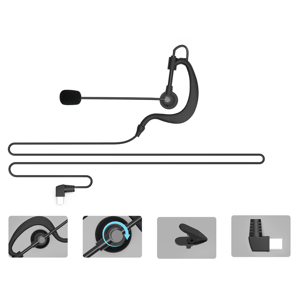 1/10 قطع سماعات أذن للحكام من  - مراجعة Usb C Earphone وسعره