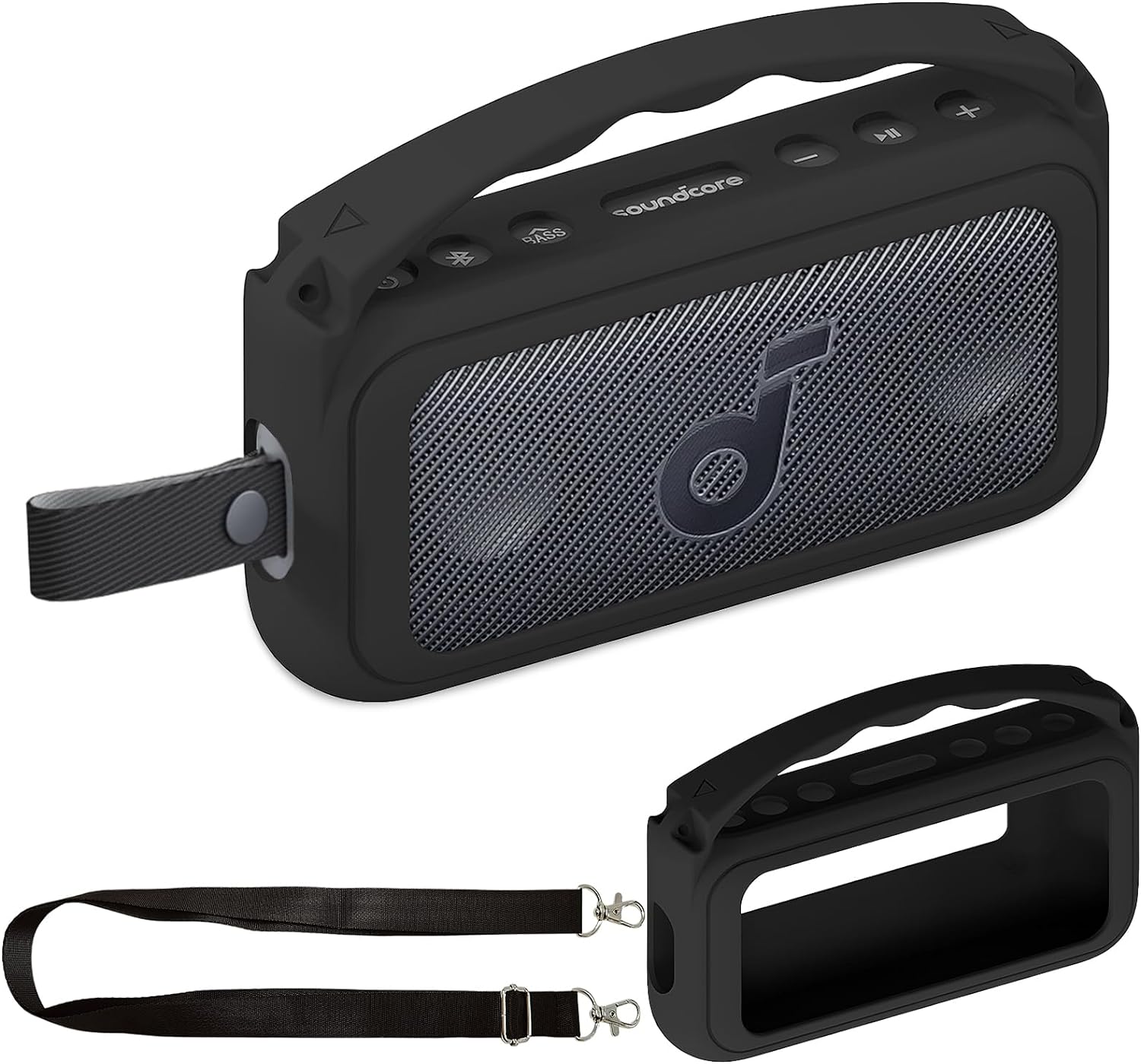 جراب غطاء واقي بمقبض أنكر-سيلي - مراجعة Anker Speaker Soundcore Motion+ وسعره