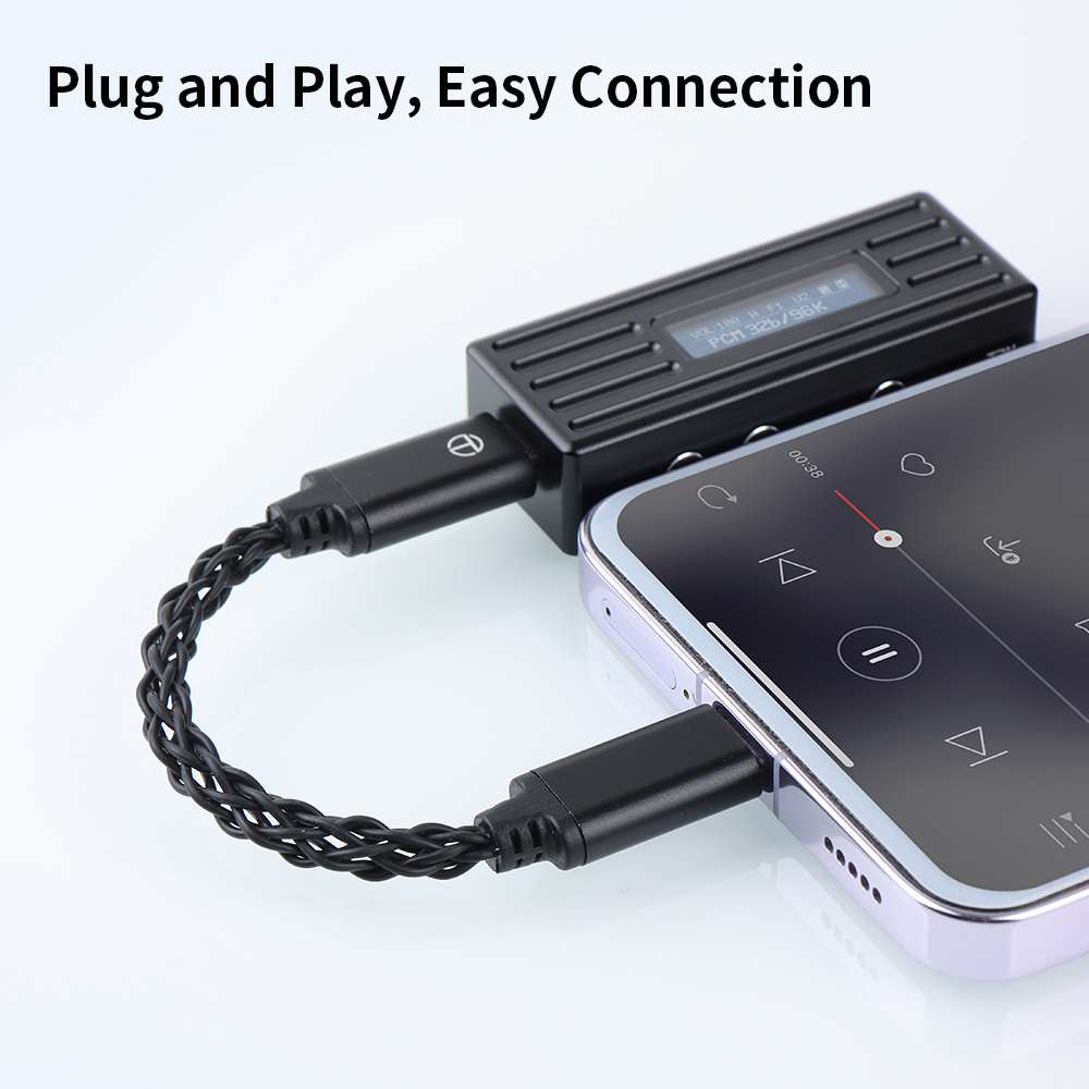 TRN إلى خط التحويل Type-C DAC  - مراجعة Usb C Earphone وسعره
