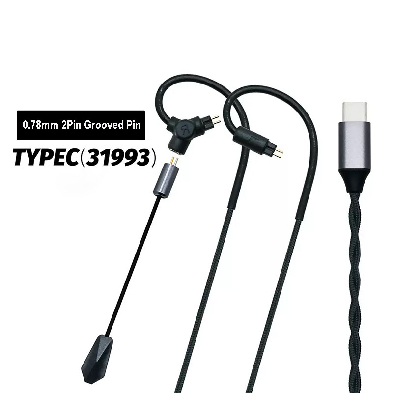 كابل سماعة ألعاب 0.78 QDC MMCX - مراجعة Usb C Earphone وسعره